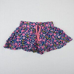 Carter's Kid Floral Short Size 4 Girl's Toddler Ruffle Trim